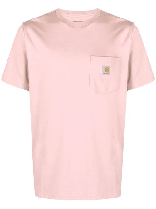 S/S Pocket T-Shirt  CARHARTT WIP | I0304342P7XXAIR PINK